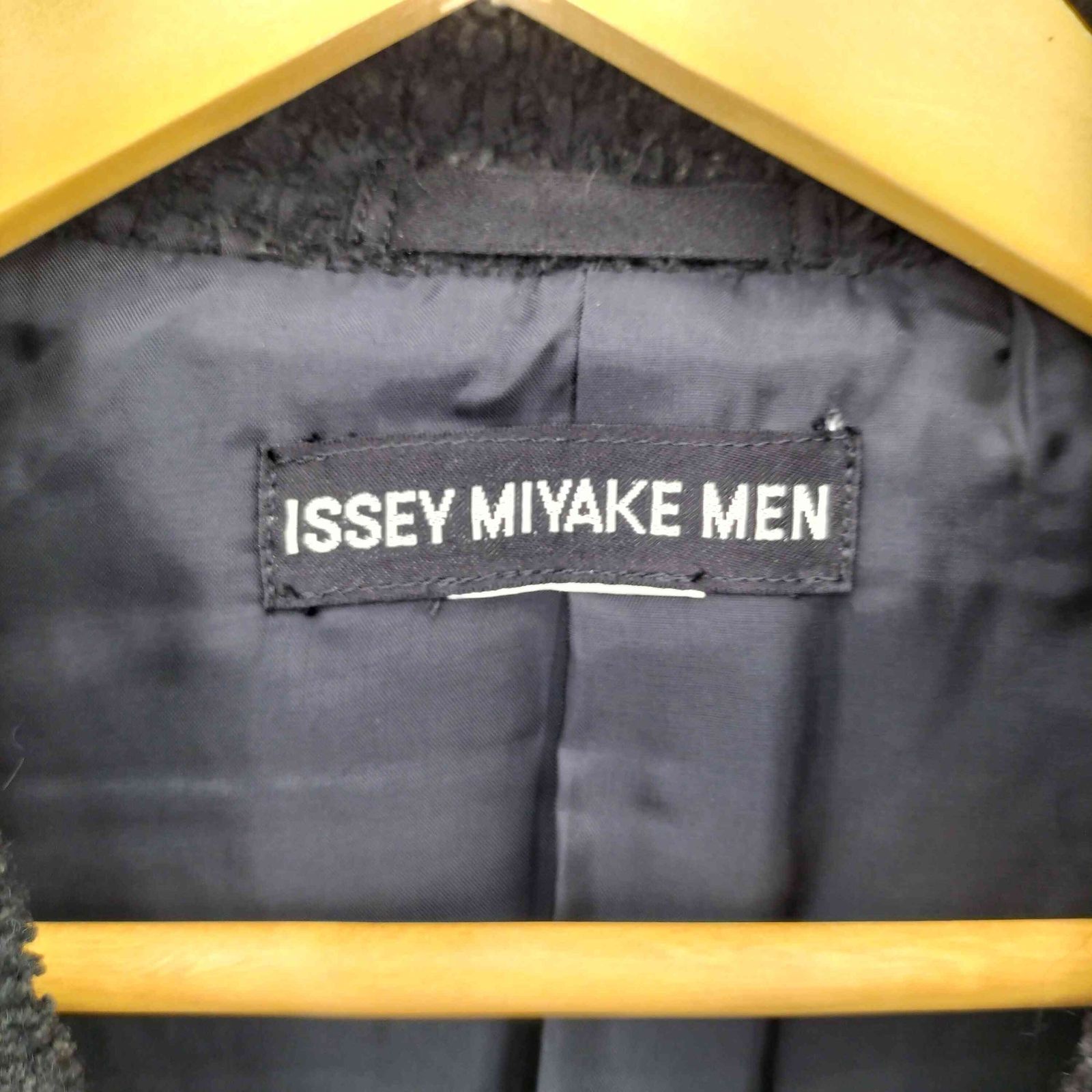 イッセイミヤケメン ISSEY MIYAKE MEN 00-10s 黒タグ 裂織 3B