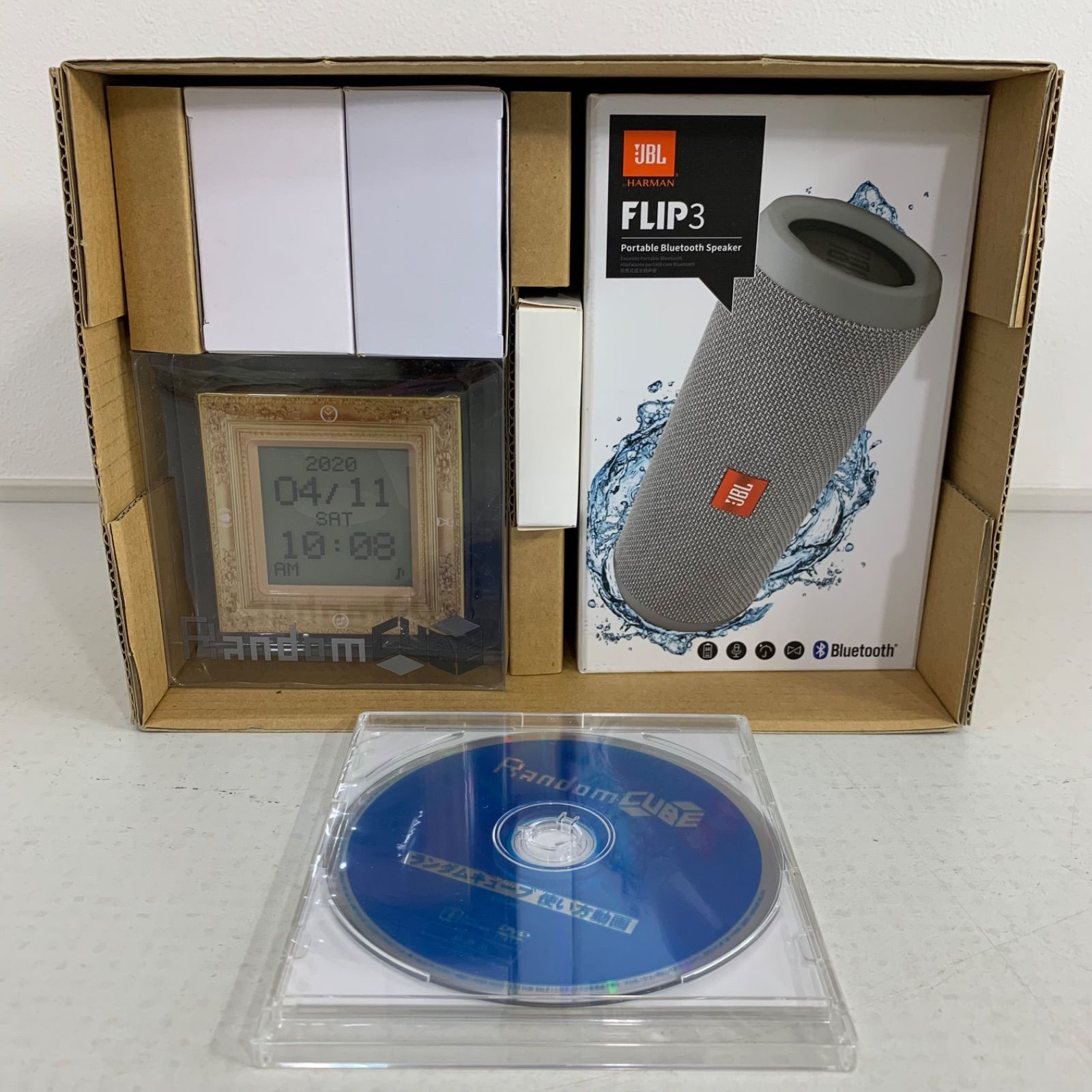 JBL flip3 音楽目覚まし時計 ランダムキューブ