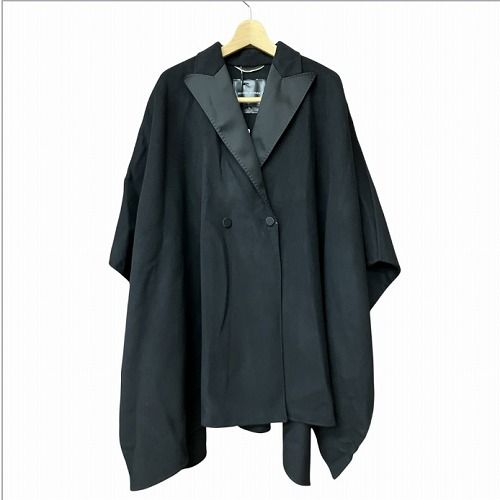 セール 一番安い SCERVINO ERMANNO エルマンノシェルビーノ ウール ポンチョ ジャケット・アウター