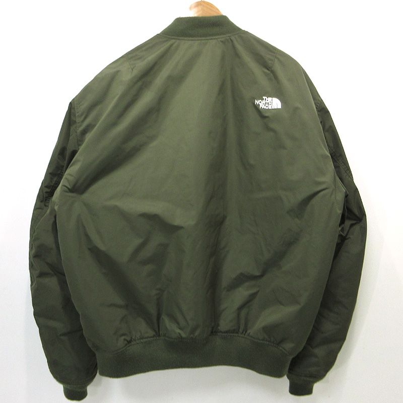 三重本店 THE NORTH FACE ザ ノースフェイス MA1 INSULATION BOMBER JACKET インサレーションボンバージャケット NY82452 カーキグリーン サイズ XL 92