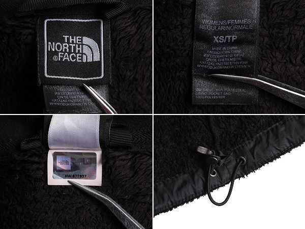 お得なクーポン配布中!】 US企画 ノースフェイス フリース ジャケット レディース XS / The North Face ジャンパー ブルゾン  アウトドア フルジップ 毛長 ブラック - メルカリ