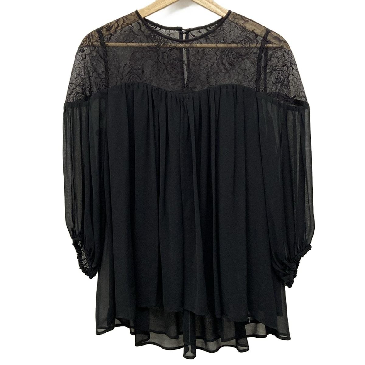 グレースクラス Grace Class サイズ36 S 黒×アイボリー×ダークネイビー レディース レース/ビーズ/ラインストーン ワンピース Grace Class(グレースクラス) ワンピース サイズ36 S レディース