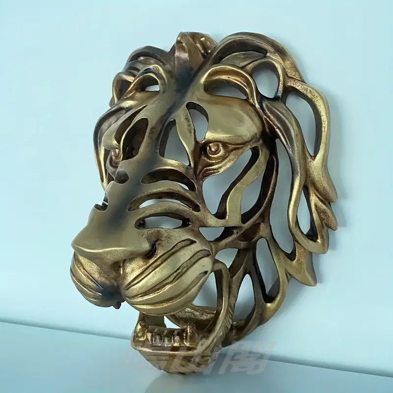 アンティーク　壁掛けアート　有翼の獅子レリーフ　聖獣　大型造形アート アンティーク壁掛けアート有翼の獅子レリーフ聖獣大型造形アート