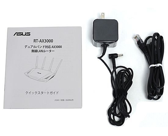 激安をお選 ☆【中古】ASUS Wi-Fi 無線LANルーター RT-AX3000 元箱あり