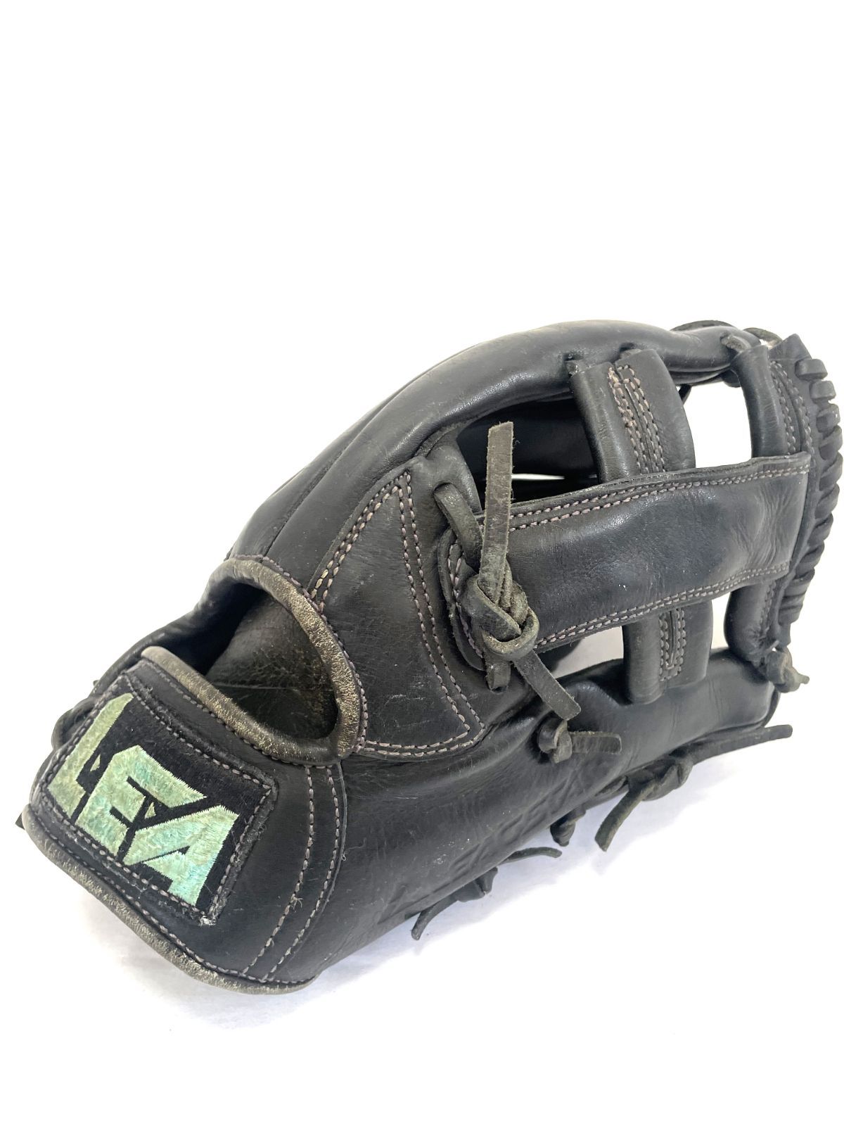 リーグスター LEAGUESTAR グローブ グラブ LGS-72M ソフトボール用 野球 ヴィンテージ レトロ オールラウンド 内野  ブラック