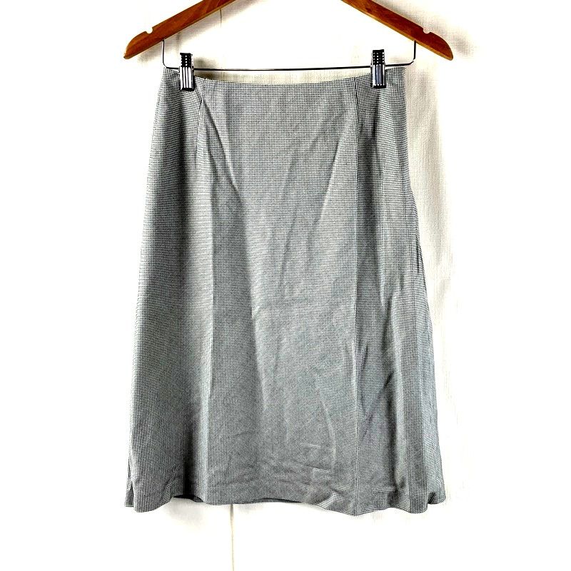 アナイ ANAYI セットアップ スカート 格子柄 グレー系 白黒 タグ付き