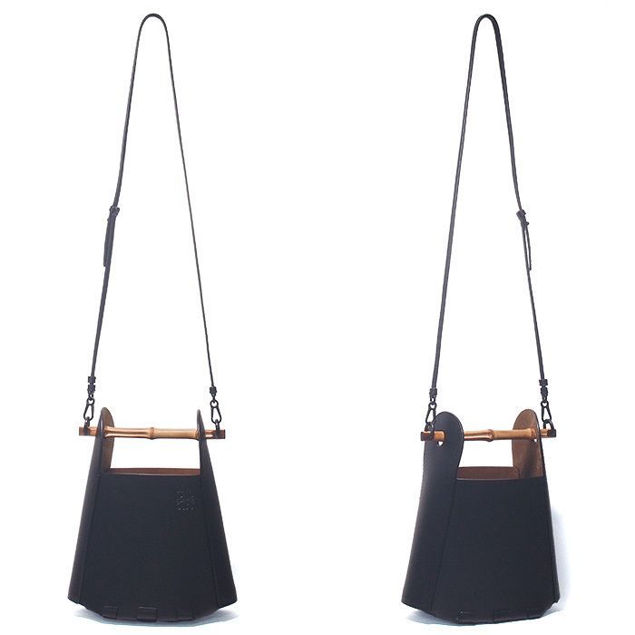 ロエベ LOEWE バンブー バケットバッグ 2WAY ハンドバッグ ブラック