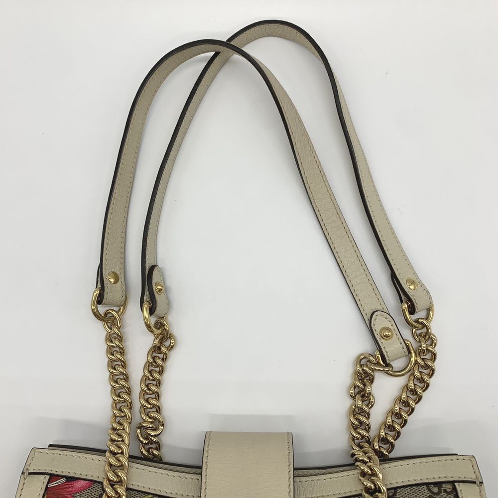 【美品】GUCCI グッチ ハンドバッグ ショルダーバッグ ＧＧ柄 決算セール！！！】GUCCI グッチ チェーンショルダーバッグ フローラ