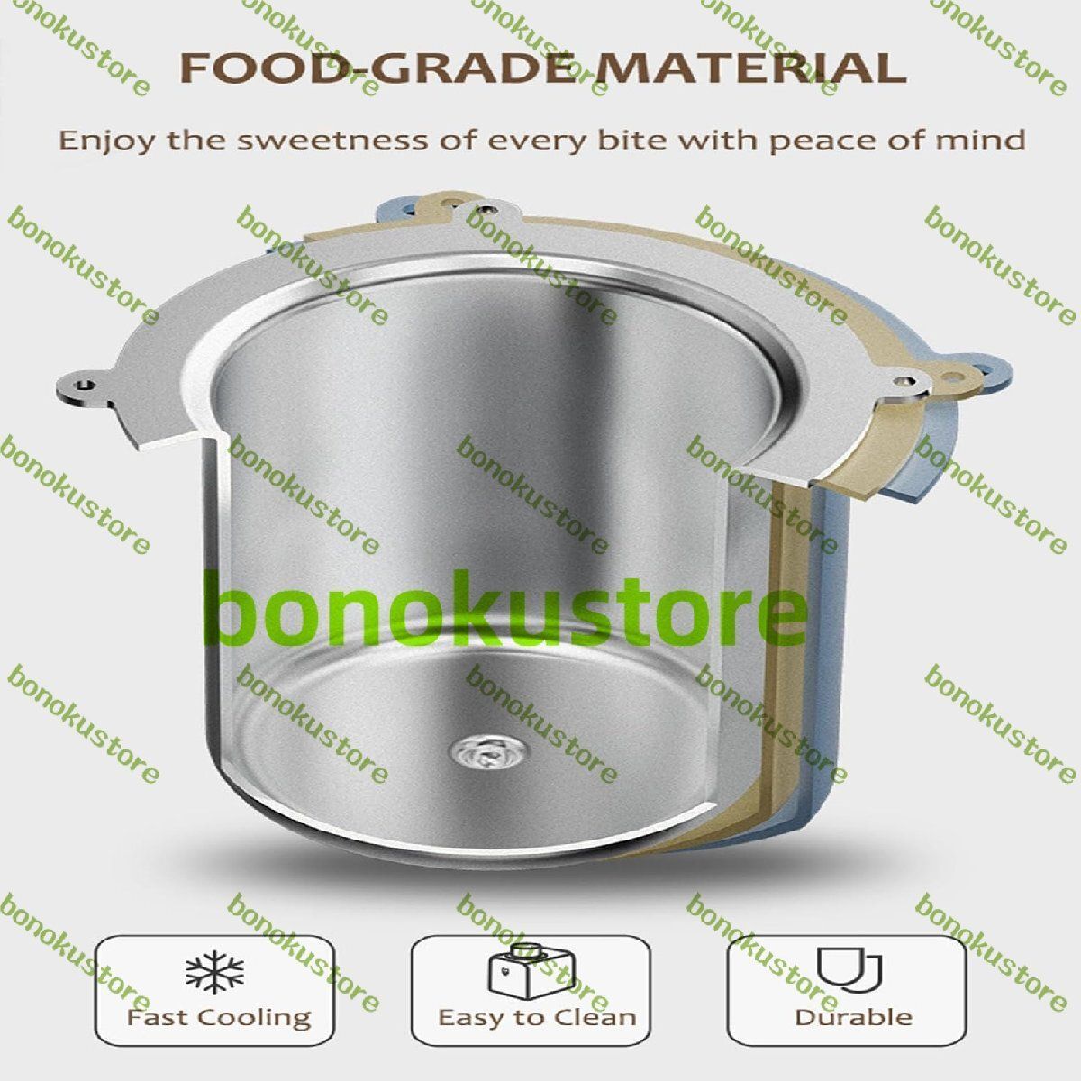 500ml自動アイスクリームマシン アイスクリームメーカー