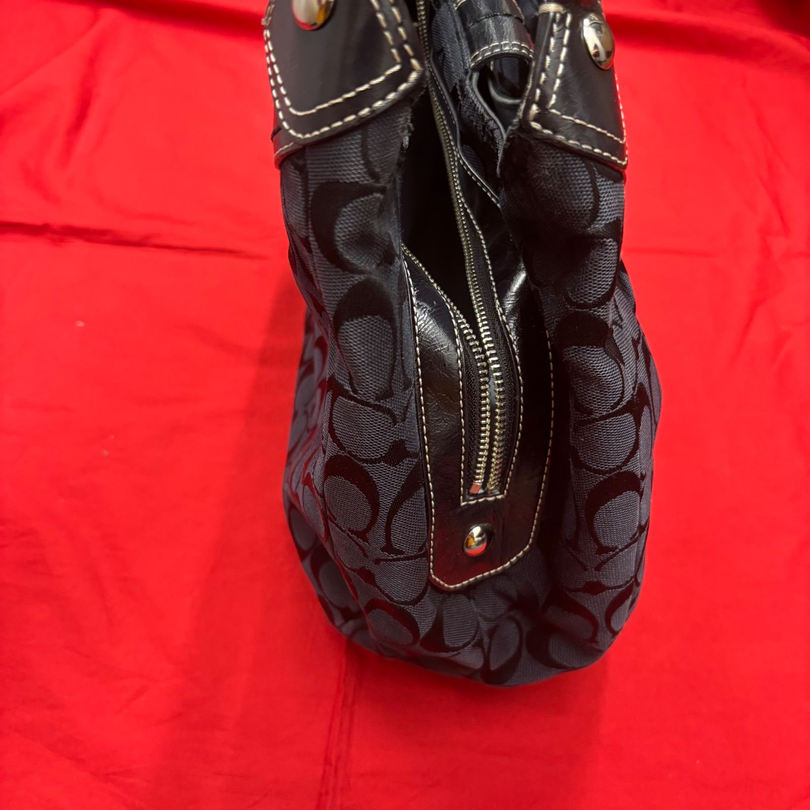coach バッグ F15083 シグネチャー ショルダーバッグ ハンドバッグ 