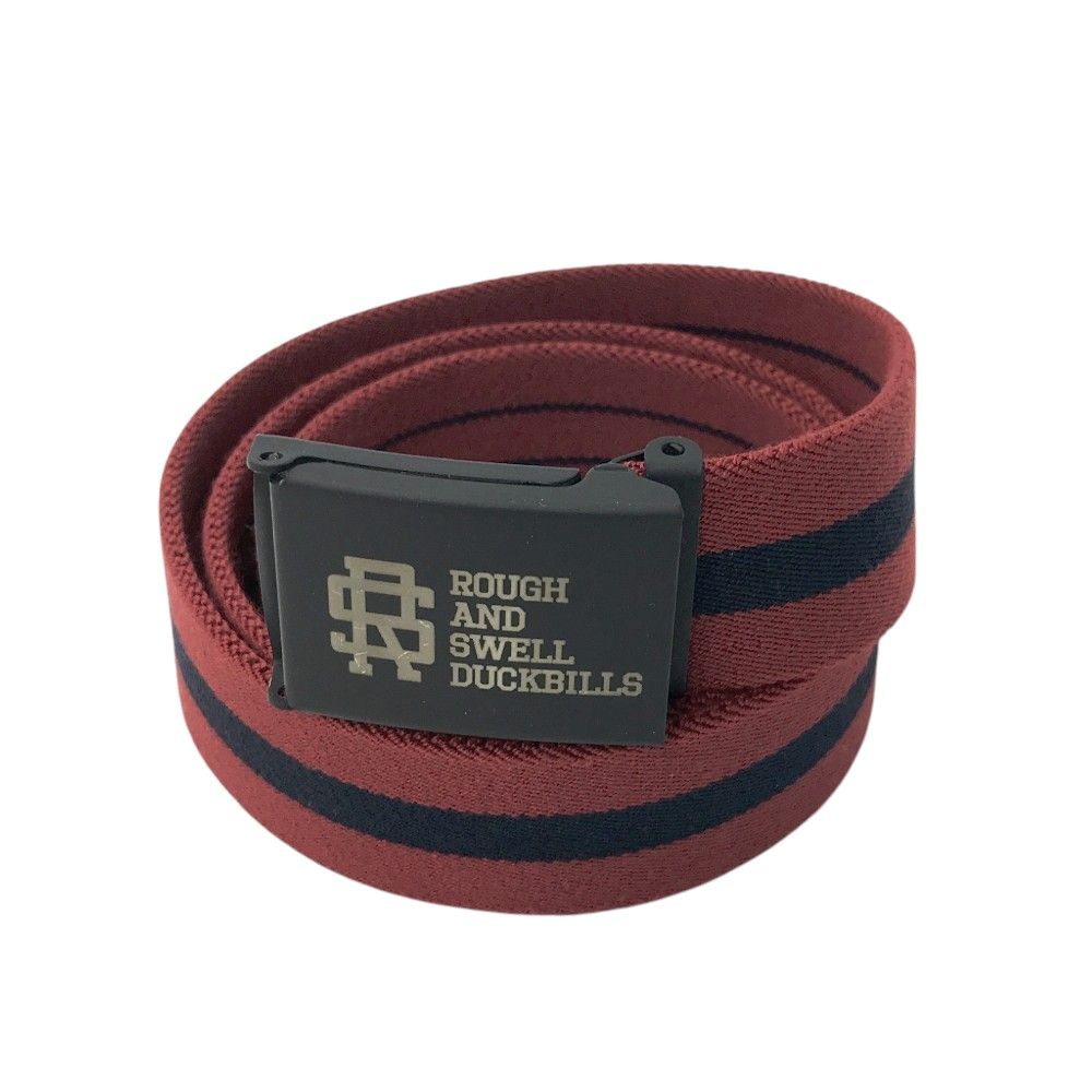 【極美品】ラフアンドスウェル ベルト メンズゴルフウェア rough＆swell COLLECTION スポーツ ROUGH&SWELL ラフアンドスウェル ベルト レッド系