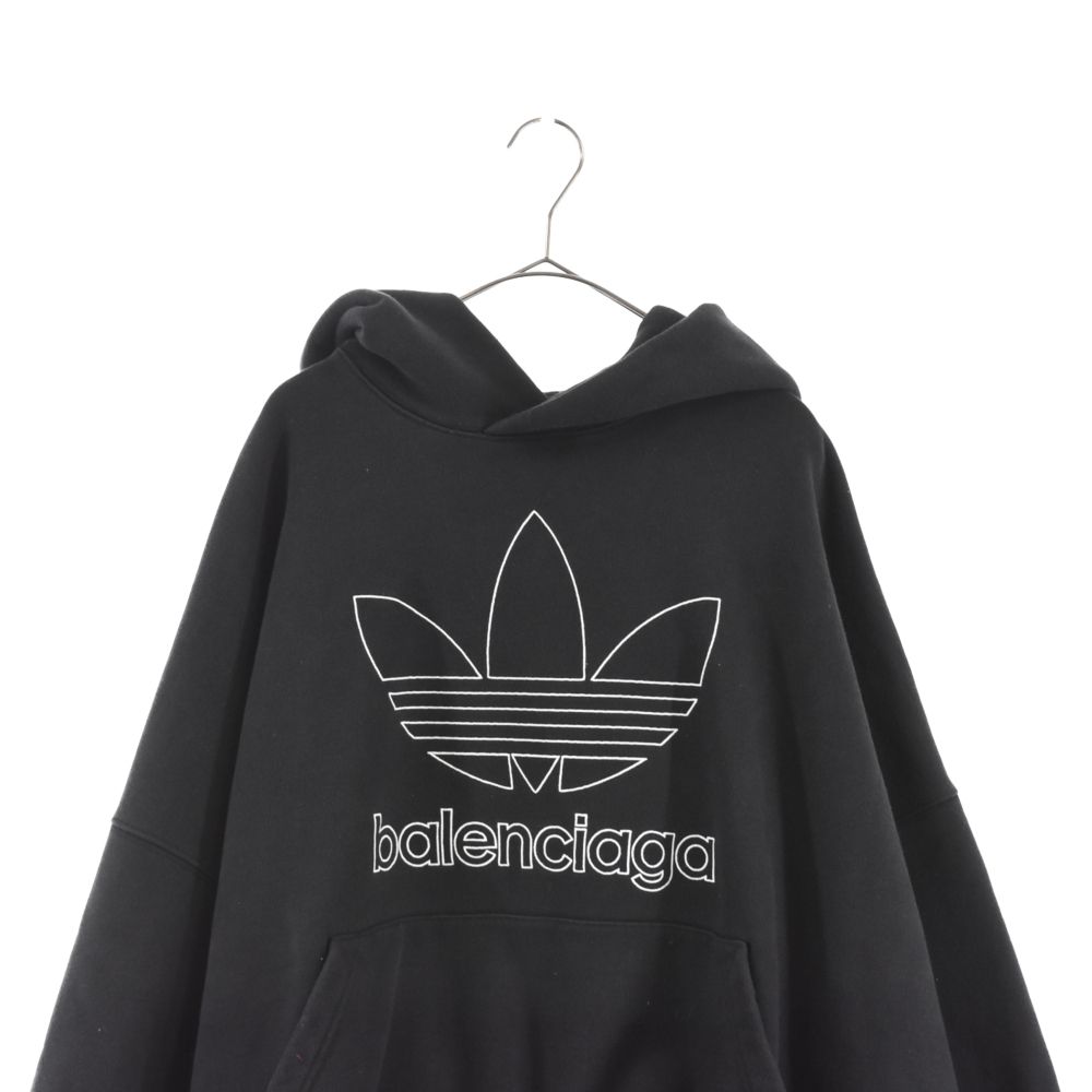 BALENCIAGA (バレンシアガ) 23SS ×adidas ロゴ刺繍 プルオーバー