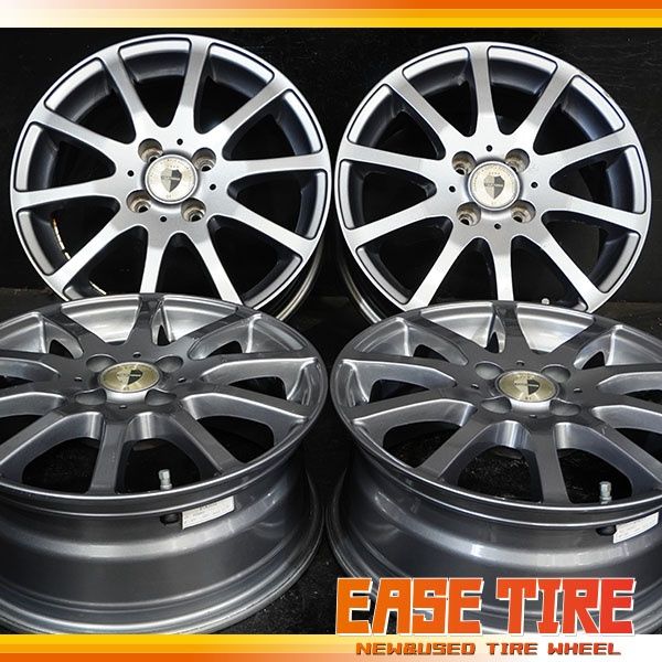 インターミラノ FOUR FORCE 01 15×6J 45 100 4H 4本 スタッドレス用に アクア フィット キューブ スイフト等