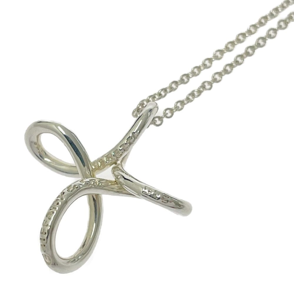 TIFFANY&Co. ティファニー シルバー オープンクロス ネックレス 2.6g 