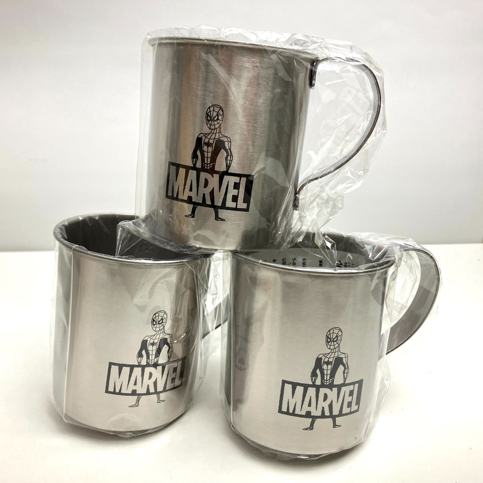 e) マーベル MARVEL ステンレスシングルマグ スパイダーマン/ヴェノム 