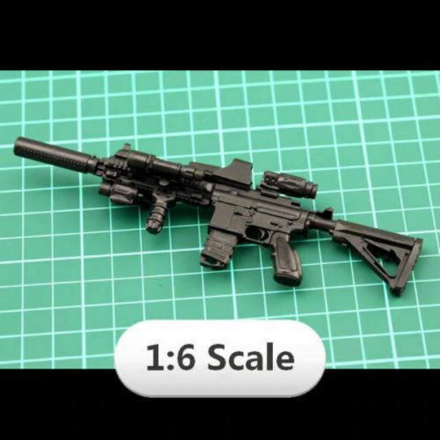 新品!!送料無料!! 1/6スケール HK416 未組立 銃 プラモデル