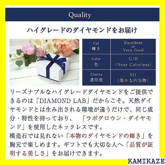 ☆ Diamond Lab ダイヤモンド ネックレス レデ プ ベネチアンチェーン