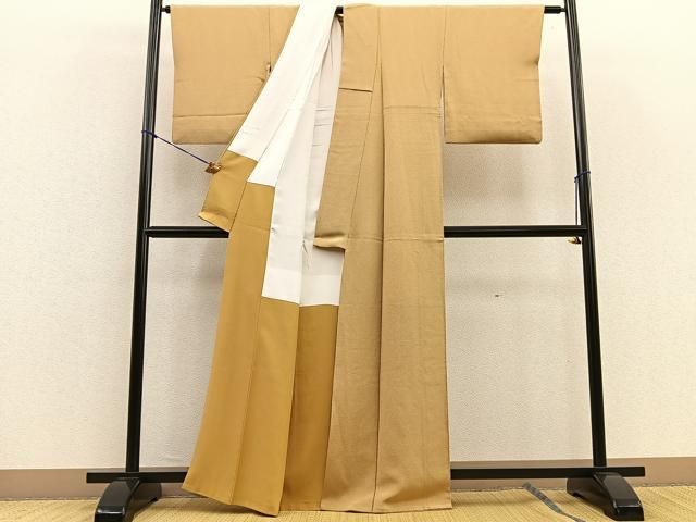 平和屋着物□江戸小紋 鮫小紋柄 鬼しぼ縮緬 正絹 逸品 DAAV2691qp 平和