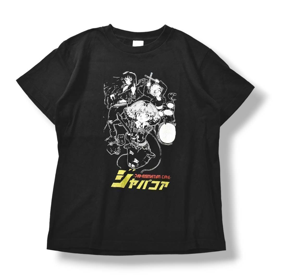 古着 ジャパコア ビッグプリント 80sアニメ バンド Tシャツ S 古着 ジャパコア ビッグプリント 80sアニメ バンド Tシャツ S