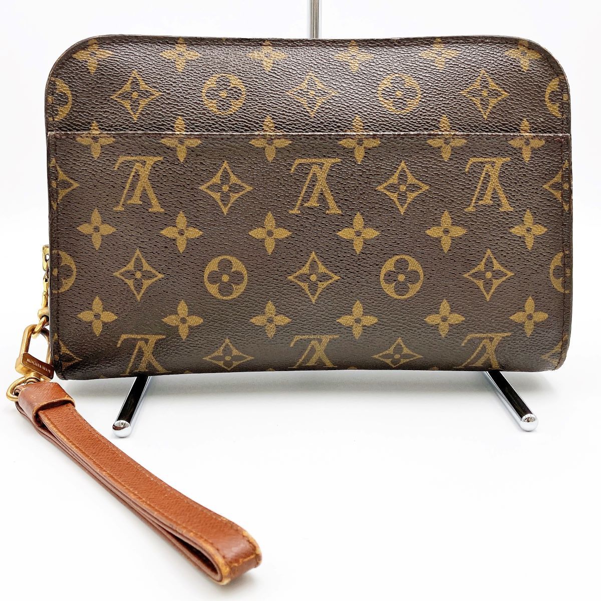 ①LOUIS VUITTON モノグラム オルセー クラッチバッグ（ルイ ヴィトン 