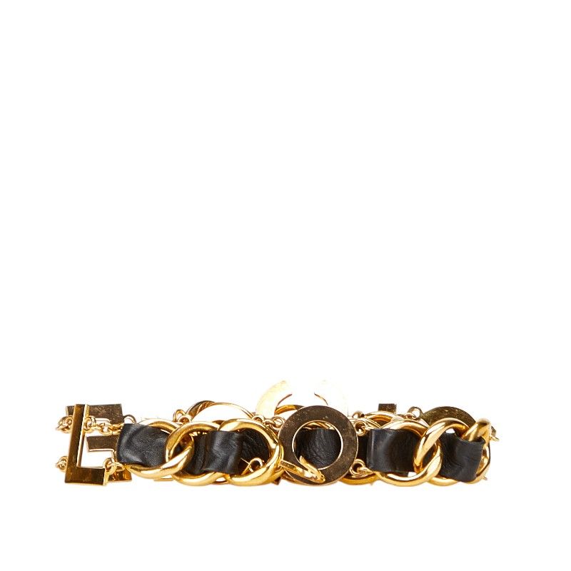 CHANEL シャネル アイコン　チェーンベルト 激レア　モチーフ　ヴィンテージ CHANEL シャネル チェーンベルト ココマーク メタル レザー