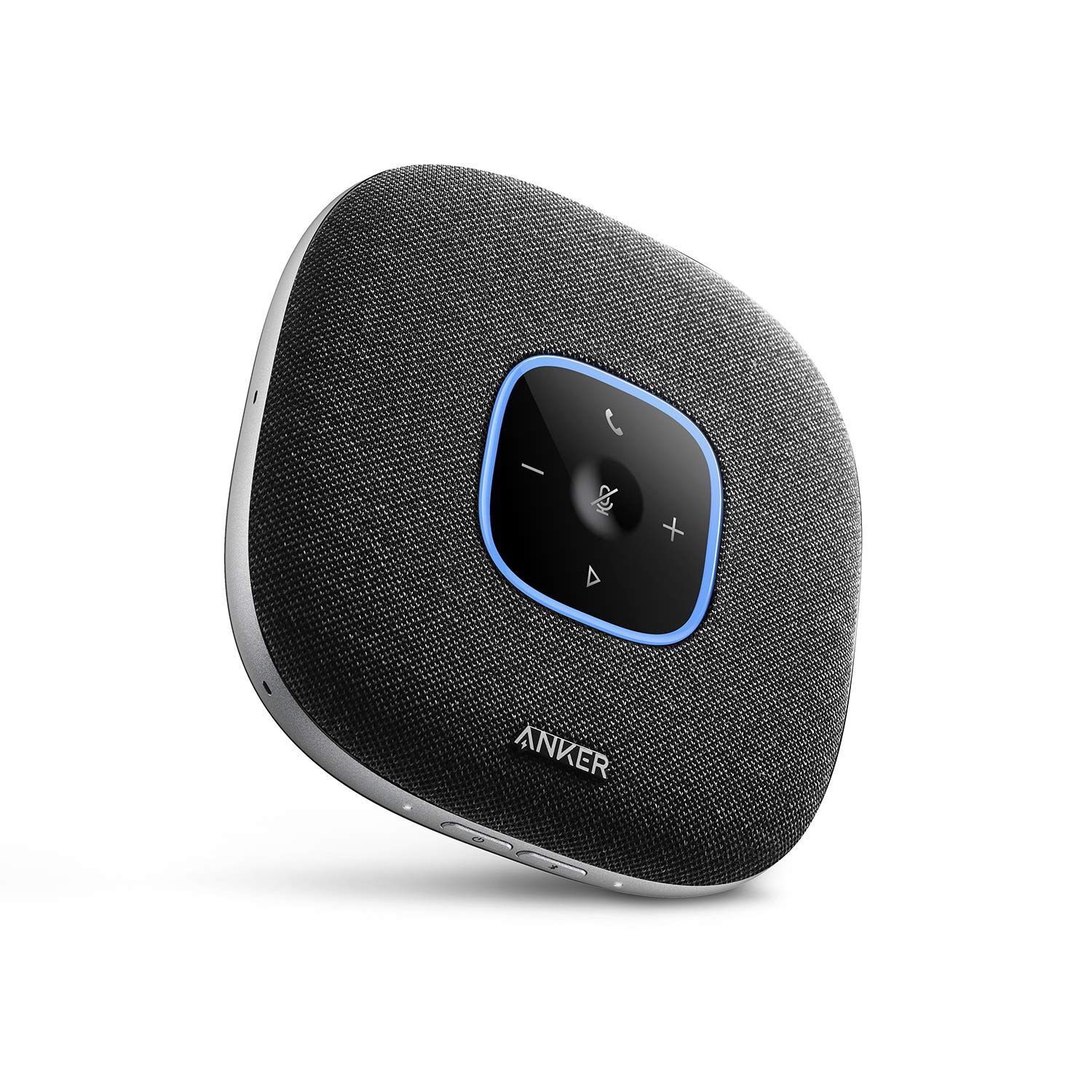 Anker PowerConf S3 スピーカーフォン 会議用 マイク Bluetooth 24時間連続使用 グループモード対応 USB-C接続 オンライン会議 テレワーク 在宅 会議用システム ウェブ|テレビ|ビデオ会議 グレー ファブリック