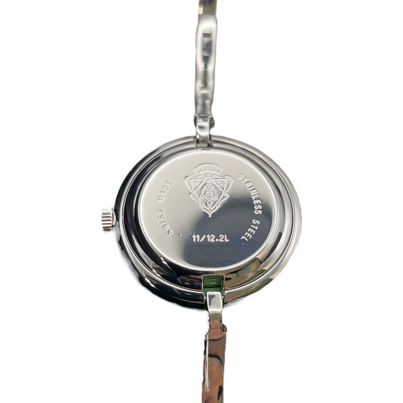 グッチ GUCCI チェンジ ベゼル 11 122L レッド SS レディース 腕時計