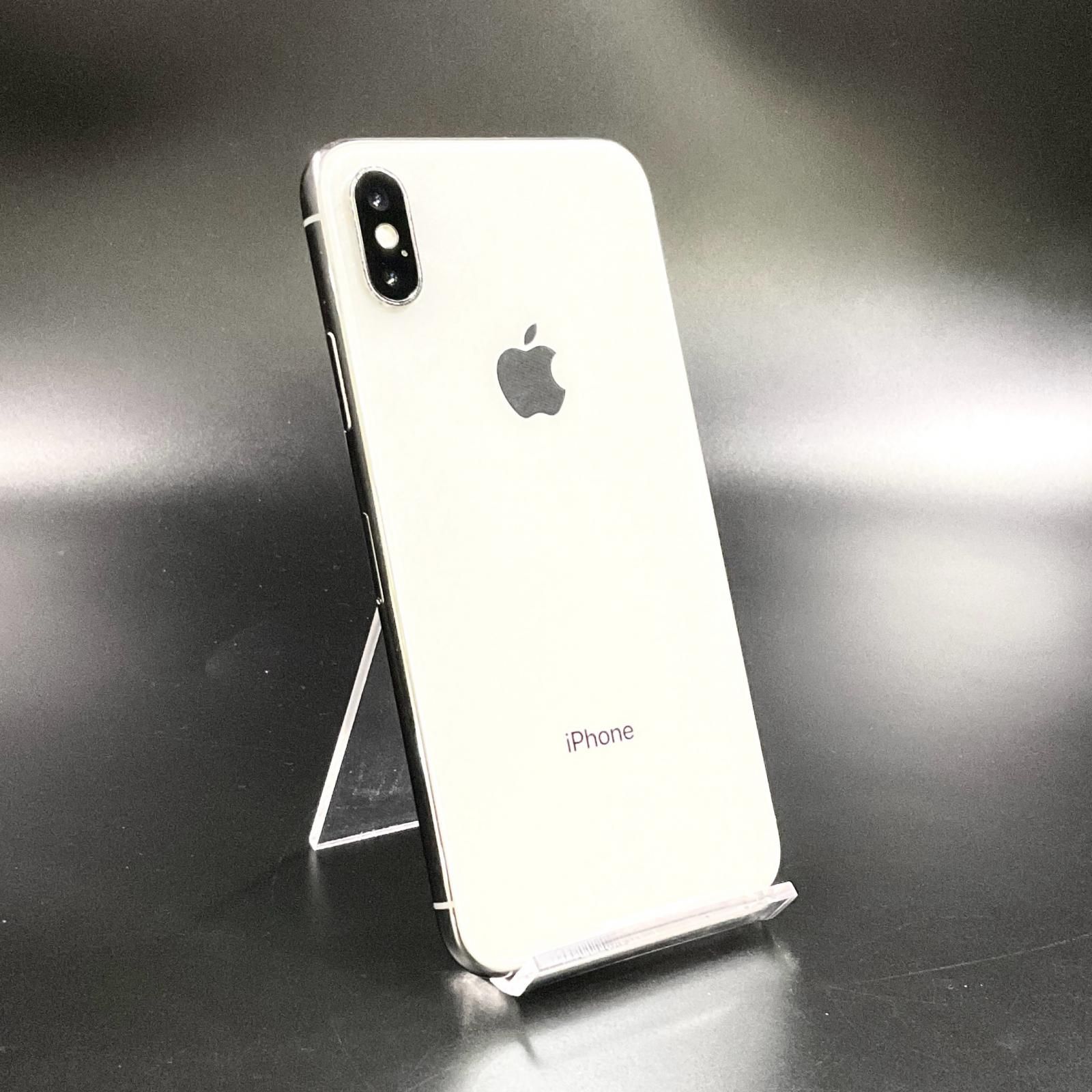 Apple iPhone ファッション X 64GB シルバー docomo 白ロム 動作確認済