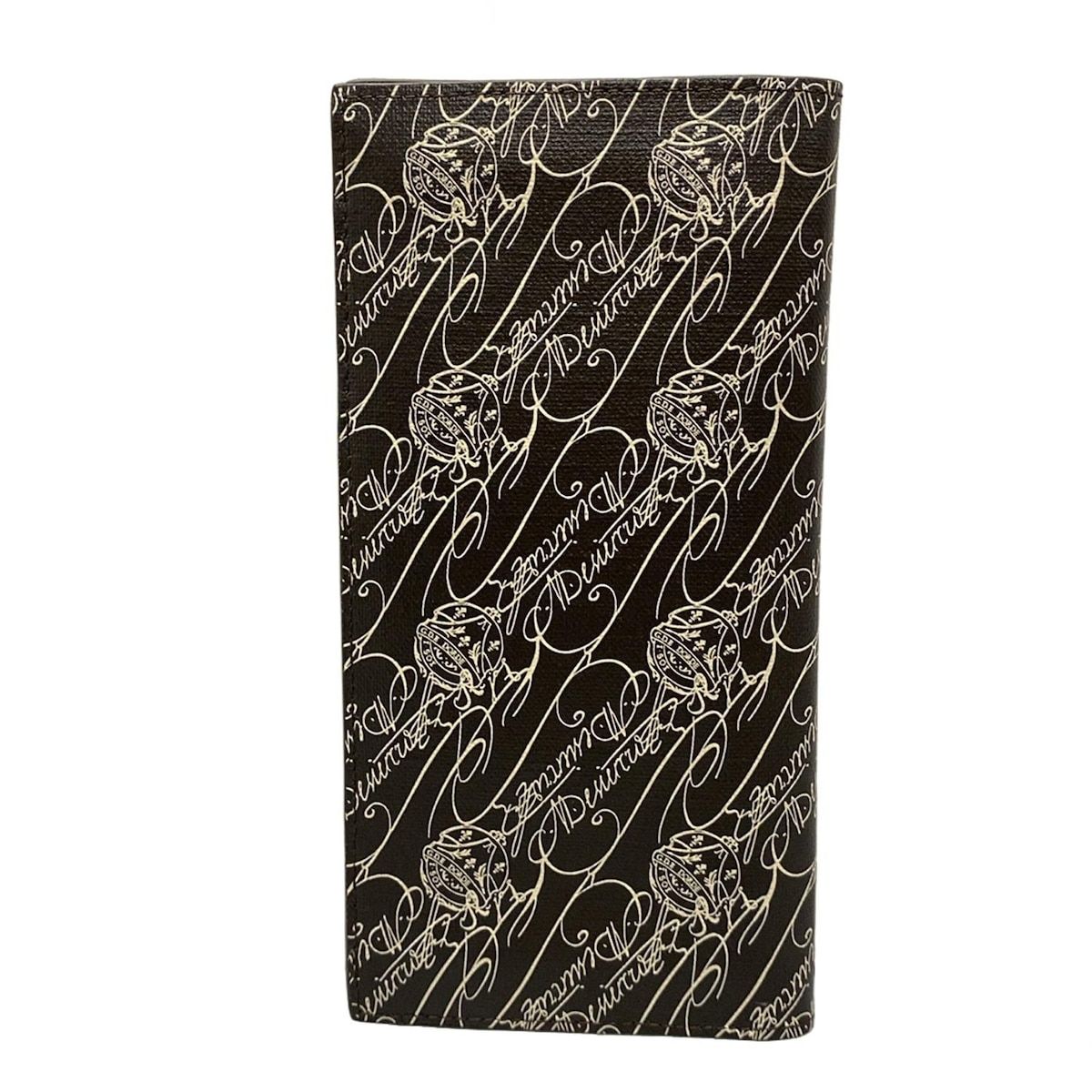 berluti ベルルッティ 長財布 バディ トワル マルブフ ロングウォレット ダークブラウン×アイボリー