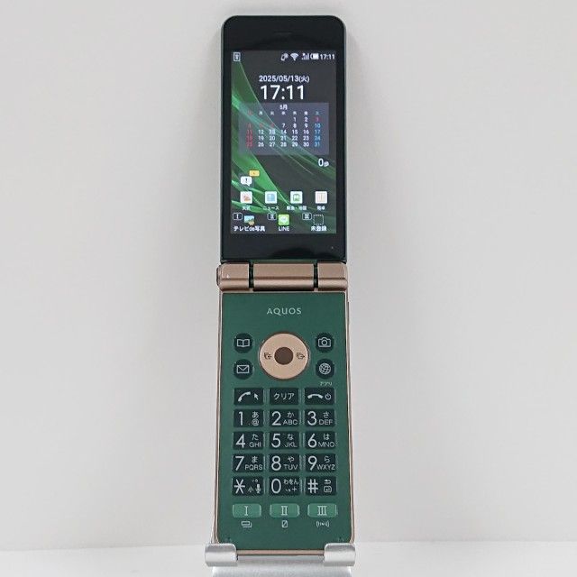AQUOS K SHF34 au ロイヤルグリーン 送料無料 本体 c12227 - メルカリ