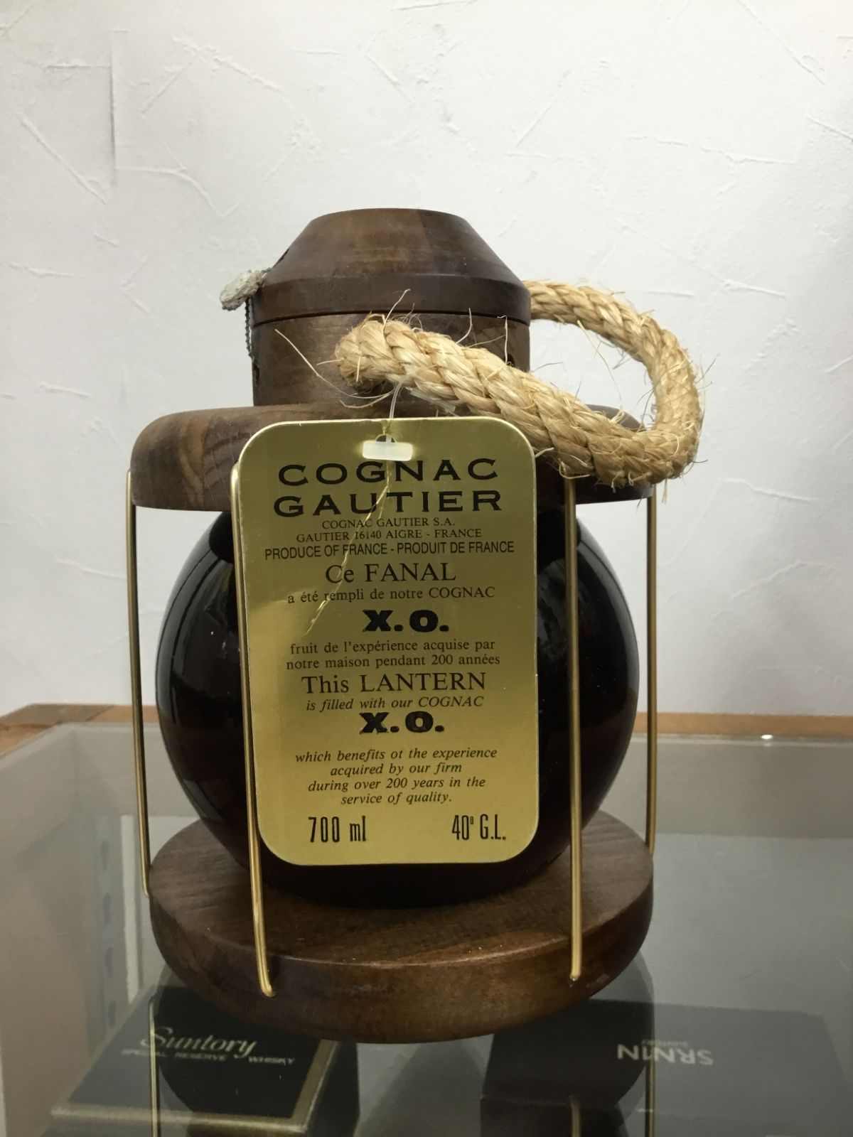 未開栓古酒COGNAC GAUTIERランタン型 未開栓古酒COGNAC GAUTIERランタン型（古酒 ゴーティエ XO