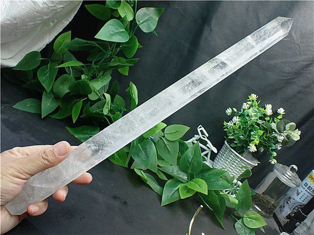 396mm AAA級天然水晶六角柱B85B2/188B40C 【公式通販】