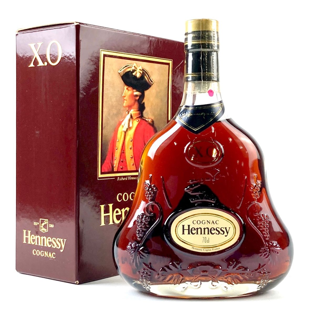 ヘネシー Hennessy XO 金キャップ クリアボトル 700ml ブランデー コニャック 【古酒】