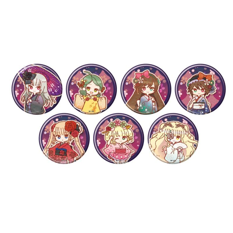 ローゼンメイデン 大正浪漫 缶バッジセット 新品未開封】ローゼンメイデン 0展 限定 缶バッジ 雛苺 大正浪漫