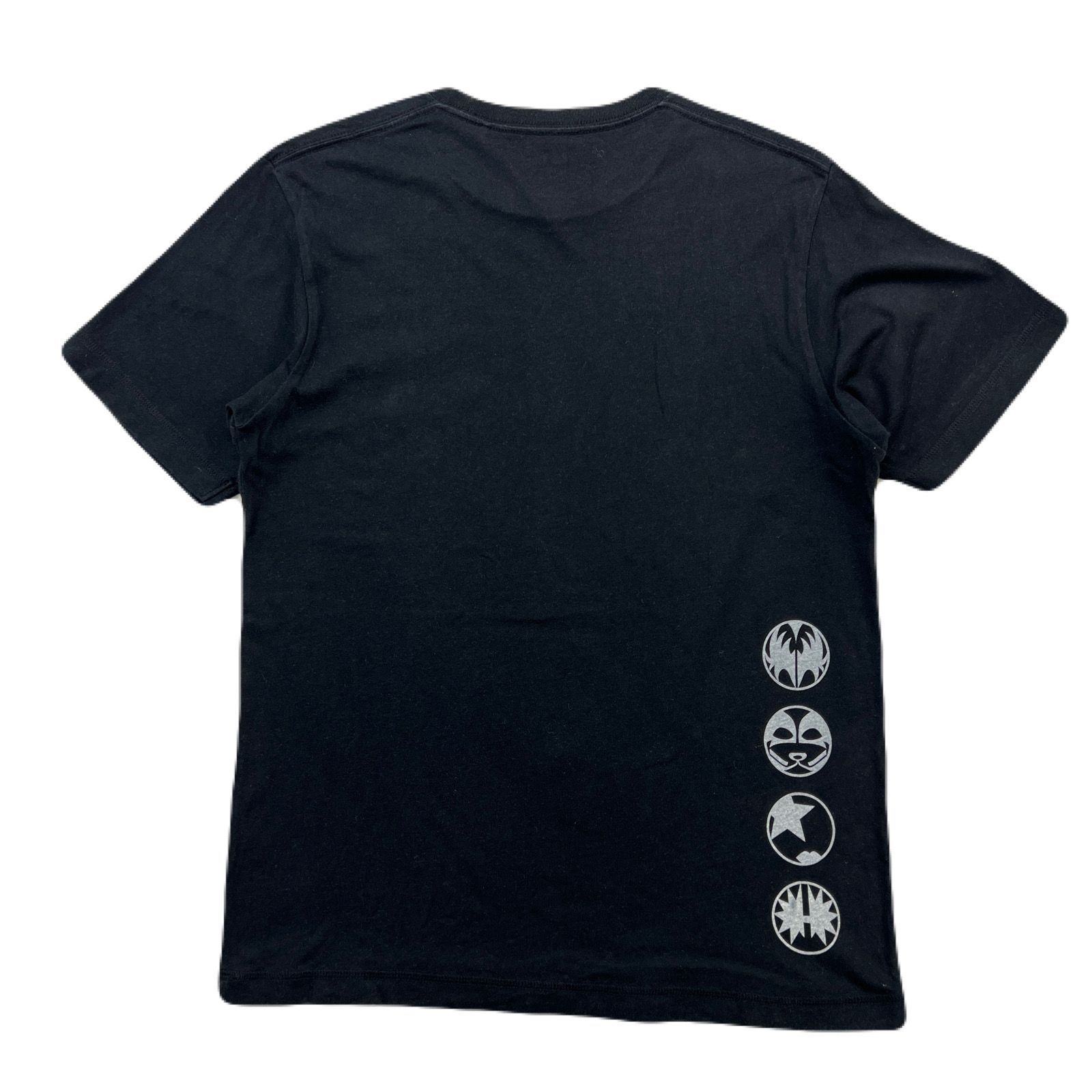 ユニクロ UT × KISS キッス ブラック 胸ロゴ Tシャツ 半袖 【 胸に 
