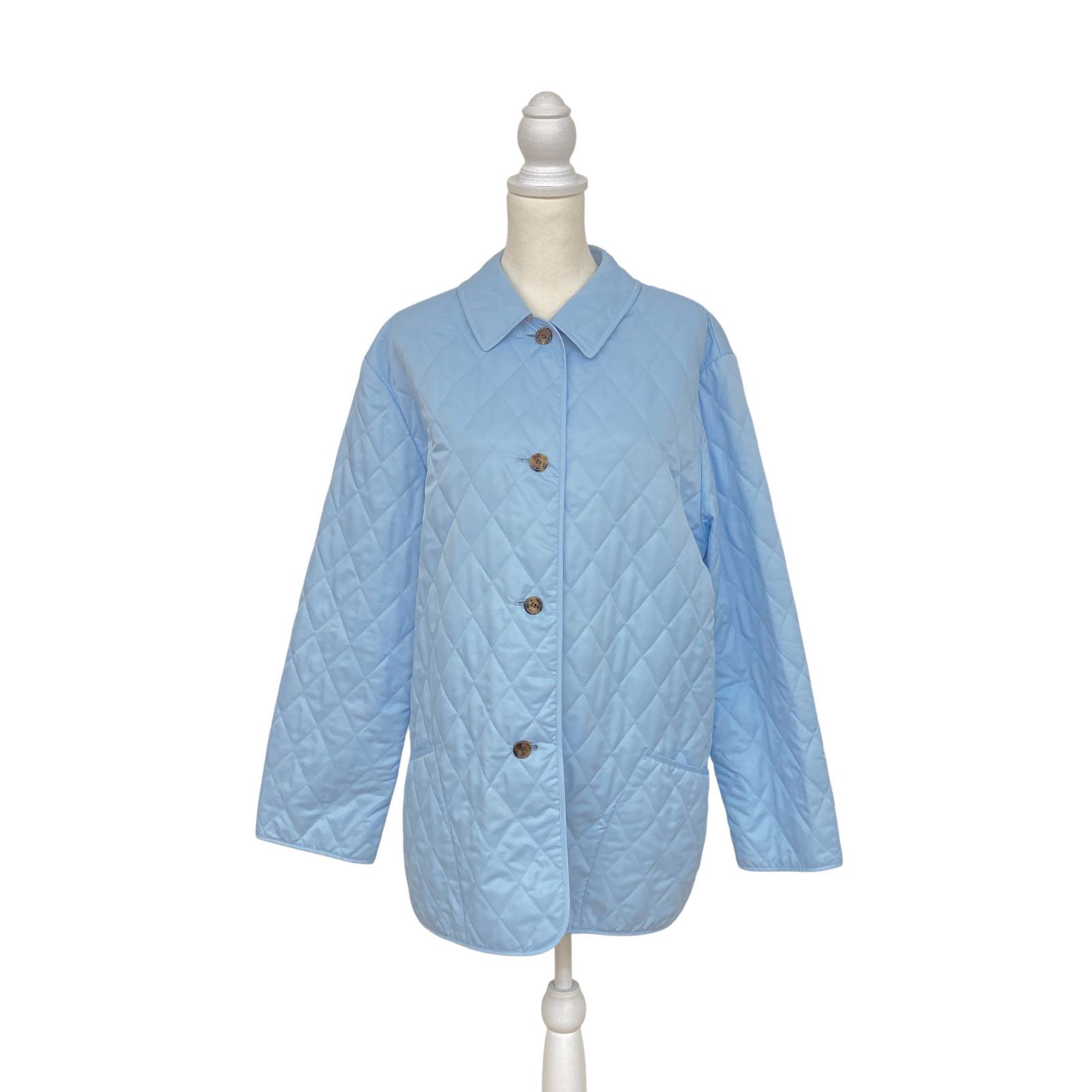 BURBERRY バーバリー 水色 キルティングジャケット SIZE