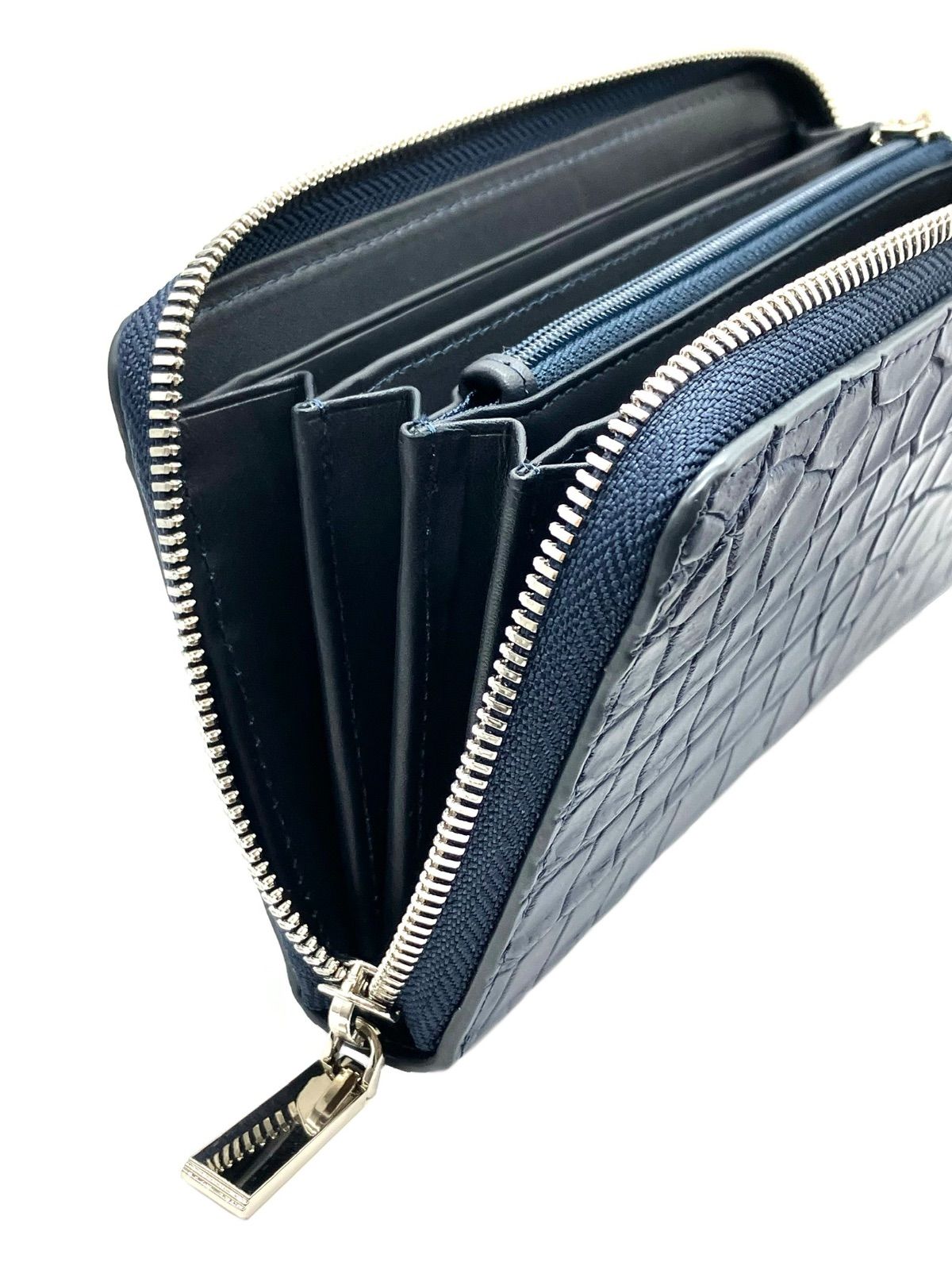 財布 メンズ レディース 長財布 クロコダイル 本革 大容量 ラウンド