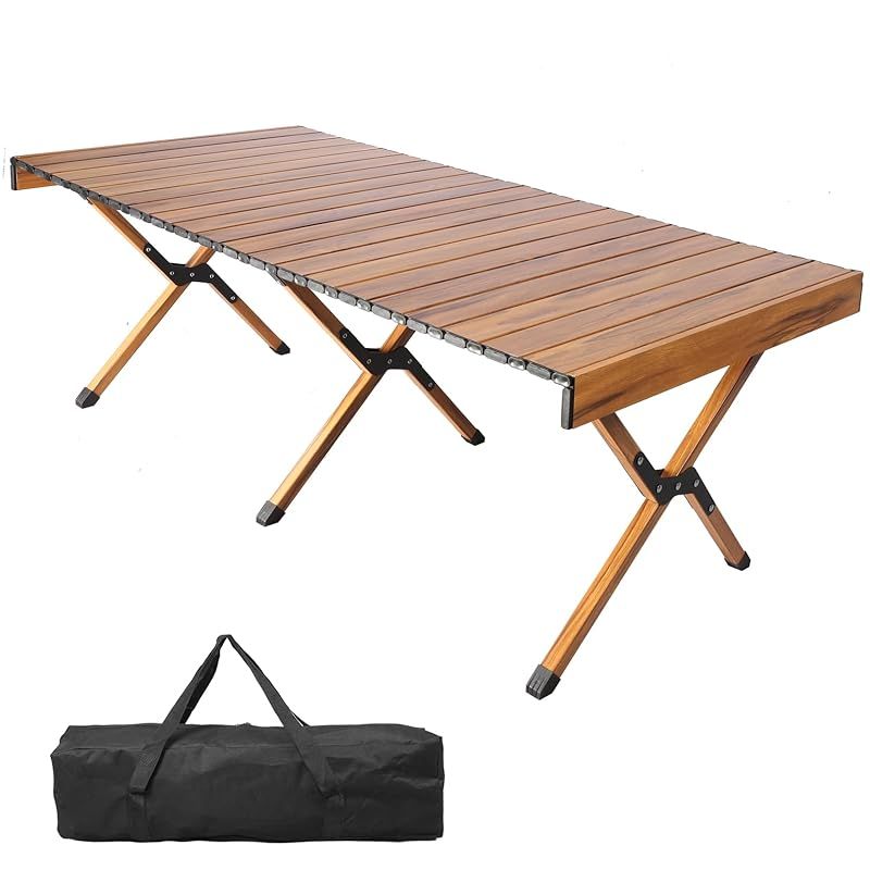 DOGBOO IGTキャンプテーブル フォールディング アルミウッドロー