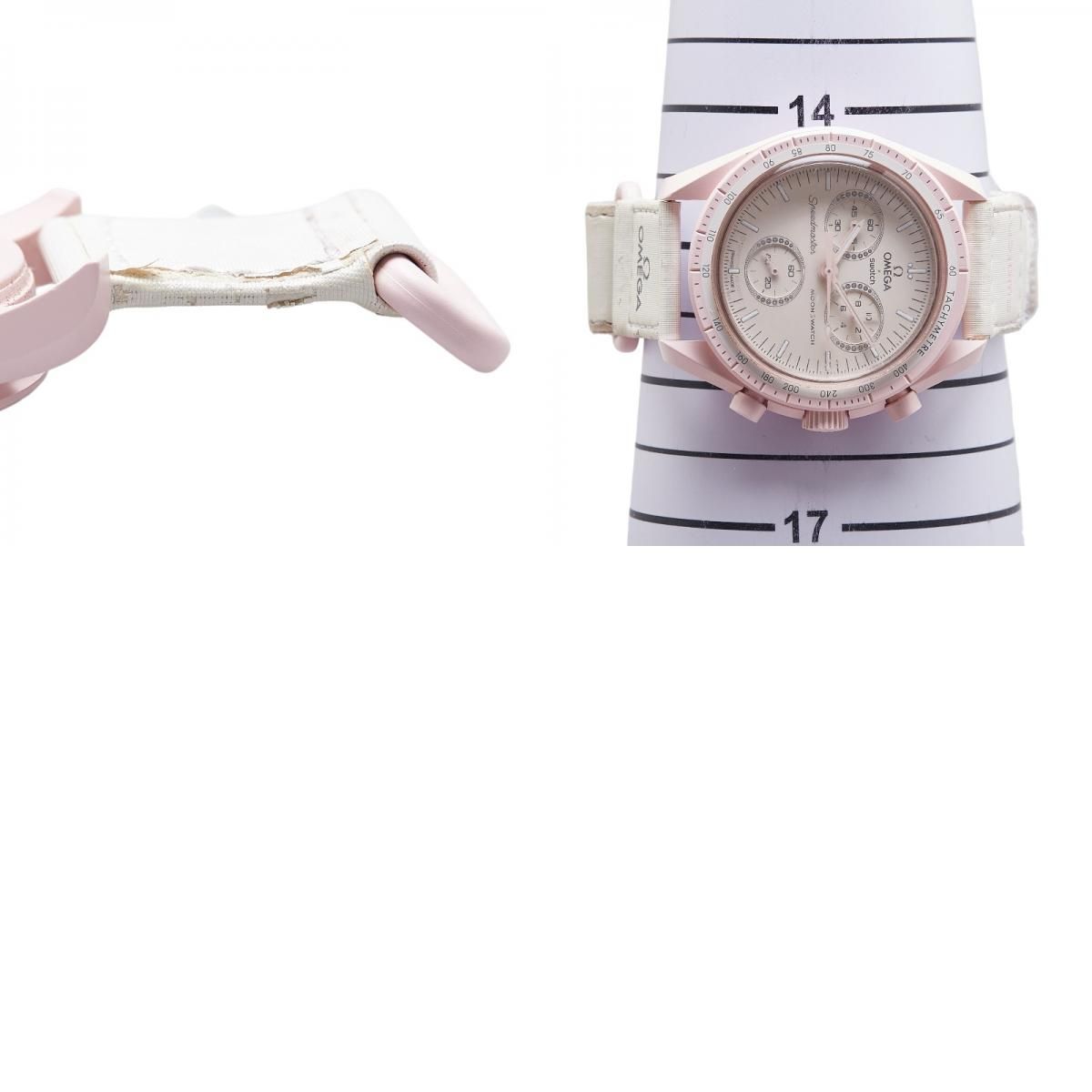 オメガ×スウォッチ　ピンク　MISSION TO VENUS SO33P100 Omega x Swatch Mission to Venus - SO33P100 - Merchsweden