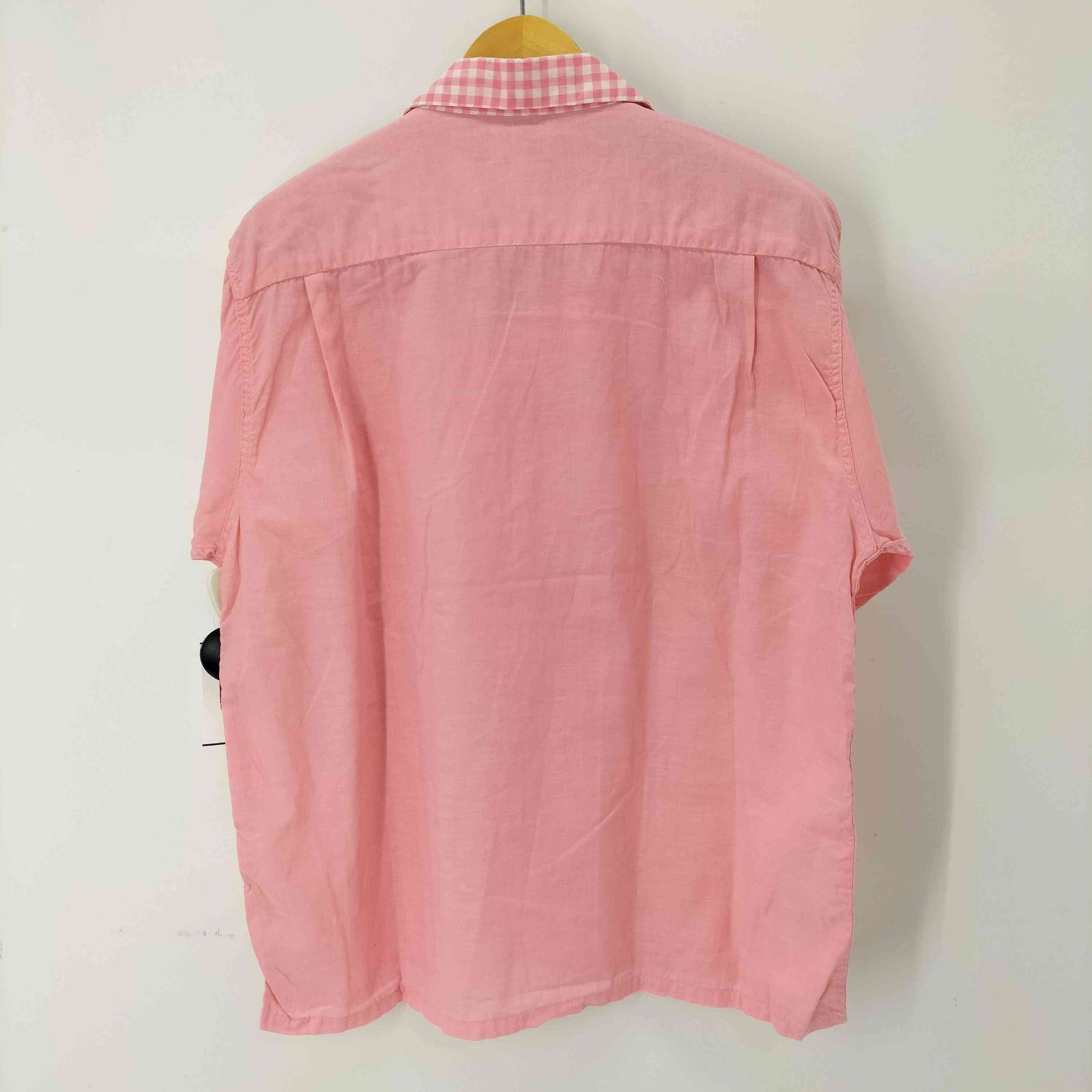 ユーズドフルギ USED古着 50-60S S/S チェックデザインオープンカラー