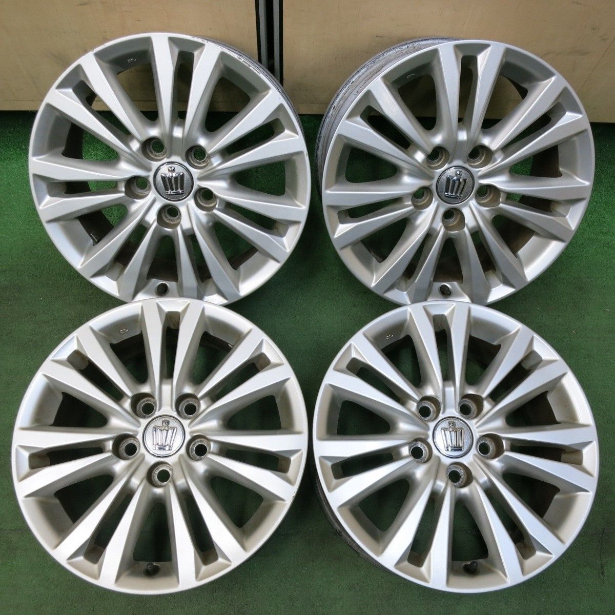 4本価格 トヨタ 210系 クラウン ロイヤル 純正 ホイール 16インチ 16×7J PCD114.3|5H 5012211SYホ
