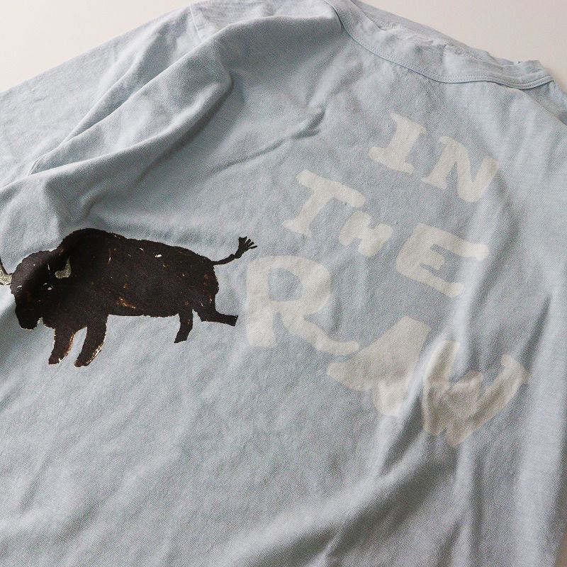 RAWベタッチプリントの908Tシャツ