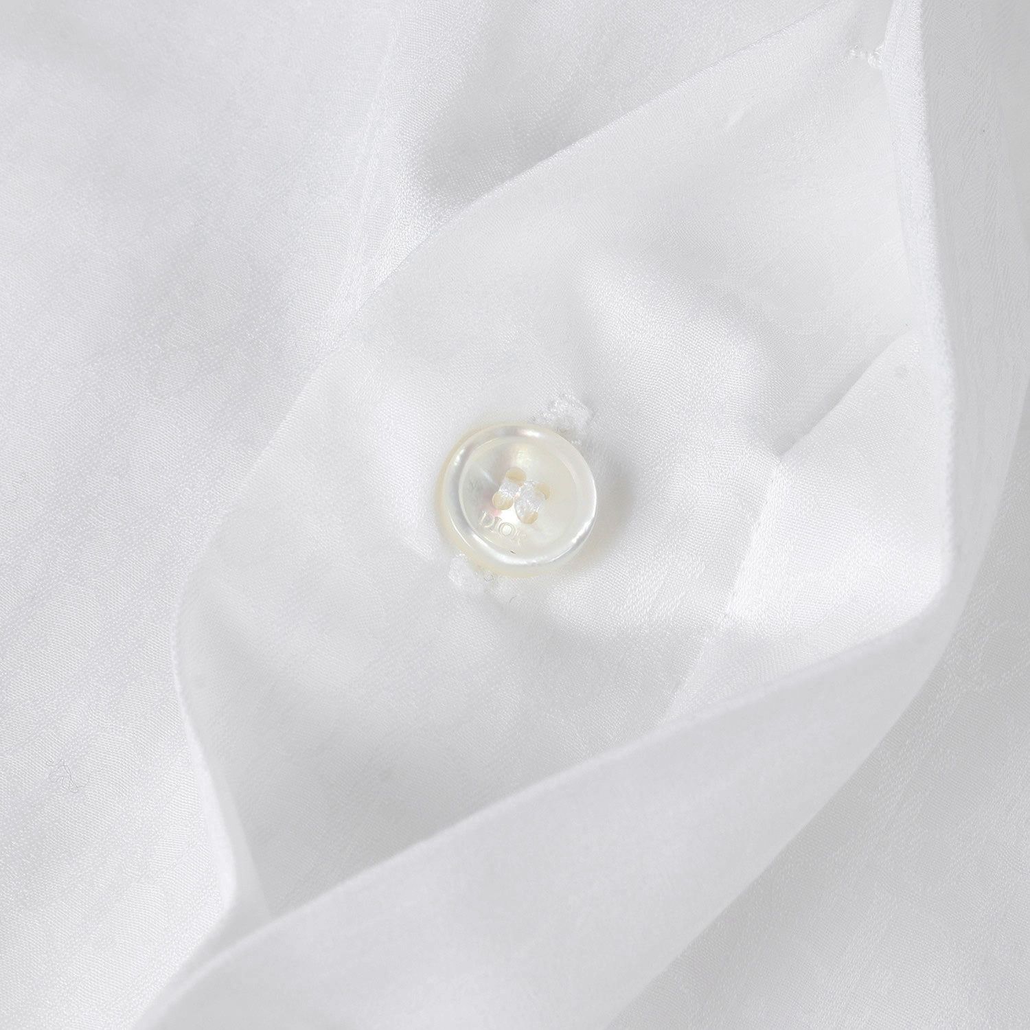 美品 Dior HOMME ディオールオム シャツ オブリーク ジャガード ドレス 