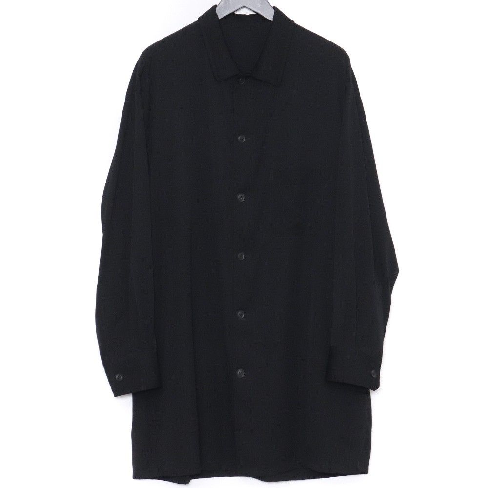 Yohji Yamamoto ブラック/ホワイト 長袖シャツ yohji yamamoto - Y's for men | COMBINATION SHIRT / 長袖