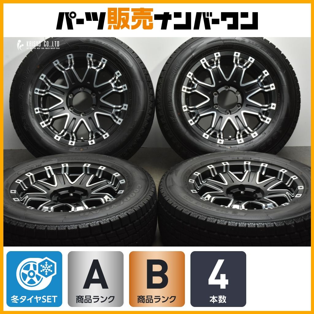 良好品】ロックケリー MX-II 18in 8J +25 PCD139.7 グッドイヤー 