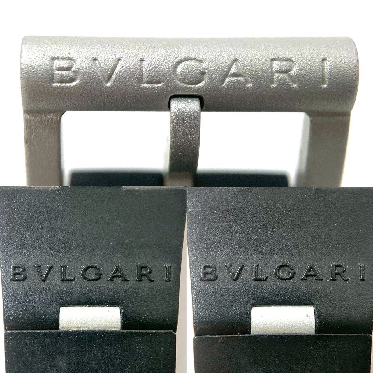BVLGARI】AL38TA アルミニウム クォーツ デイト ホワイト/白文字盤 