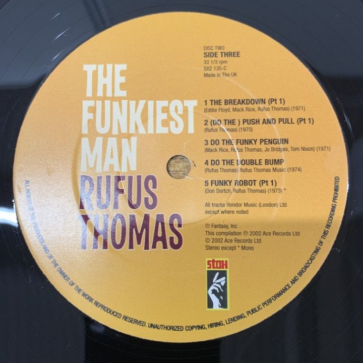 送料無料 　激レア2枚組輸入盤レコード　Carl Thomas　2LP △01)【同梱不可】ルーファス・トーマス/Rufus Thomas/The