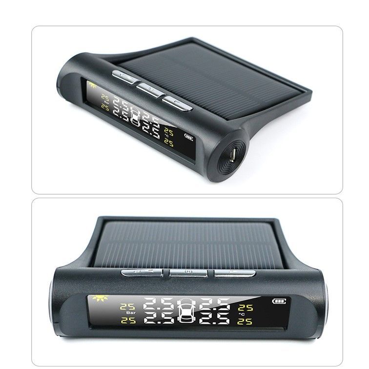 新品 送料210円 TPMS タイヤ空気圧＆温度 監視 検出 警報 デジタル