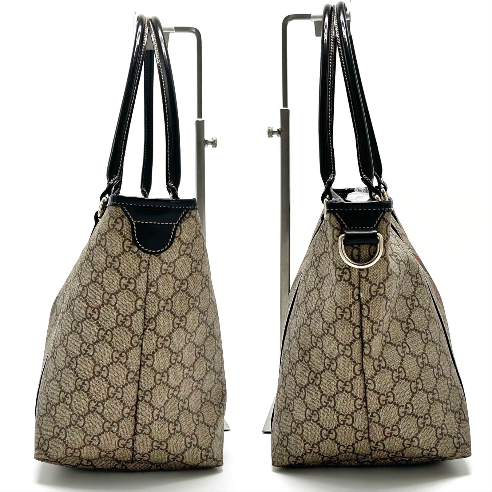◎極美品 GUCCI グッチ トートバッグ GGスプリーム バラタトゥー 