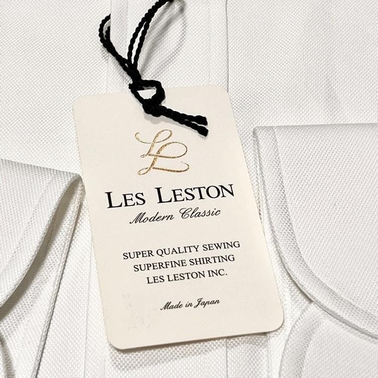 1点限り 送料無料 LES LESTON 新品 カルロリーバ ビスポーク シャツ 